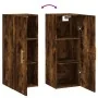 Armario de pared roble ahumado 34,5x34x90 cm by , Sideboards - Ref: Foro24-828849, Price: 49,44 €, Discount: %