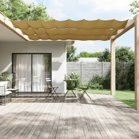 Toldo vertical beige 100x420 cm tela oxford by , Umbrellas - Ref: Foro24-148257, Price: 20,79 €, Discount: %