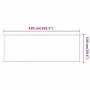 Toldo vertical beige 100x420 cm tela oxford de , Sombrillas - Ref: Foro24-148257, Precio: 20,79 €, Descuento: %