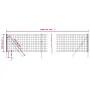 Cerca de alambre de acero galvanizado verde 1,1x10 m by , fence panels - Ref: Foro24-154082, Price: 73,35 €, Discount: %
