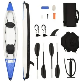 Kayak inflable poliéster azul 424x81x31 cm de , Kayaks - Ref: Foro24-93436, Precio: 533,90 €, Descuento: %