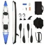 Kayak inflable poliéster azul 424x81x31 cm de , Kayaks - Ref: Foro24-93436, Precio: 533,90 €, Descuento: %