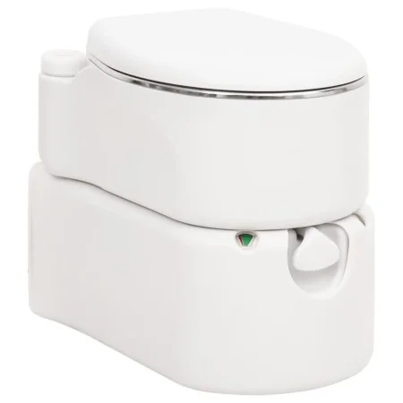 Inodoro de camping integrado HDPE y acero blanco 24+17 L de , Urinarios y retretes portátiles - Ref: Foro24-154409, Precio: 5...