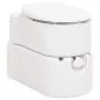 Inodoro de camping integrado HDPE y acero blanco 24+17 L de , Urinarios y retretes portátiles - Ref: Foro24-154409, Precio: 5...