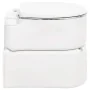 Inodoro de camping integrado HDPE y acero blanco 24+17 L de , Urinarios y retretes portátiles - Ref: Foro24-154409, Precio: 5...
