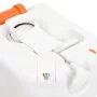 Inodoro de camping integrado HDPE y acero blanco 24+17 L de , Urinarios y retretes portátiles - Ref: Foro24-154409, Precio: 5...