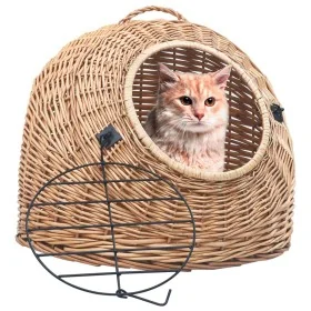 Transportín para gatos sauce natural 60x45x45 cm by , Pet carriers and boxes - Ref: Foro24-170909, Price: 127,58 €, Discount: %