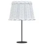 Pantalla para lámpara mimbre blanco Ø30x20 cm de , Pantallas para lámparas - Ref: Foro24-364383, Precio: 27,89 €, Descuento: %