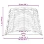 Pantalla para lámpara mimbre blanco Ø30x20 cm de , Pantallas para lámparas - Ref: Foro24-364383, Precio: 27,89 €, Descuento: %