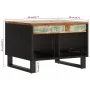 Mesa de centro de madera maciza reciclada 55x50x40 cm de , Mesas de centro - Ref: Foro24-352879, Precio: 103,82 €, Descuento: %