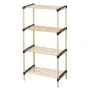 Storage solutions Zapatero con 4 estantes madera 49x28x92,5 cm de , Zapateros y organizadores de calzado - Ref: Foro24-442514...
