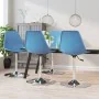 Sillas de comedor giratorias 4 unidades PP azul de , Sillas de comedor - Ref: Foro24-338278, Precio: 178,63 €, Descuento: %
