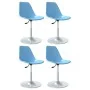 Sillas de comedor giratorias 4 unidades PP azul de , Sillas de comedor - Ref: Foro24-338278, Precio: 178,63 €, Descuento: %