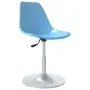 Sillas de comedor giratorias 4 unidades PP azul de , Sillas de comedor - Ref: Foro24-338278, Precio: 178,63 €, Descuento: %