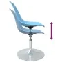 Sillas de comedor giratorias 4 unidades PP azul de , Sillas de comedor - Ref: Foro24-338278, Precio: 178,63 €, Descuento: %