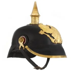 Réplica de casco de soldado prusiano LARP acero negro de , Armas coleccionables - Ref: Foro24-286118, Precio: 97,78 €, Descue...