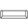 Mesa de centro negra con vidrio de mármol blanco 120x50x35 cm von , Couchtisch - Ref: Foro24-322885, Preis: 85,22 €, Rabatt: %