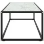 Mesa de centro negra con vidrio de mármol blanco 120x50x35 cm von , Couchtisch - Ref: Foro24-322885, Preis: 85,22 €, Rabatt: %