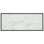 Mesa de centro negra con vidrio de mármol blanco 120x50x35 cm von , Couchtisch - Ref: Foro24-322885, Preis: 85,22 €, Rabatt: %