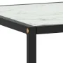 Mesa de centro negra con vidrio de mármol blanco 120x50x35 cm von , Couchtisch - Ref: Foro24-322885, Preis: 85,22 €, Rabatt: %