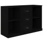 Aparador de madera contrachapada negro 104,5x35,5x67,5 cm de , Aparadores - Ref: Foro24-816233, Precio: 95,93 €, Descuento: %