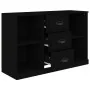Aparador de madera contrachapada negro 104,5x35,5x67,5 cm de , Aparadores - Ref: Foro24-816233, Precio: 95,93 €, Descuento: %