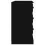 Aparador de madera contrachapada negro 104,5x35,5x67,5 cm de , Aparadores - Ref: Foro24-816233, Precio: 95,93 €, Descuento: %