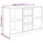 Aparador de madera contrachapada negro 104,5x35,5x67,5 cm de , Aparadores - Ref: Foro24-816233, Precio: 95,93 €, Descuento: %