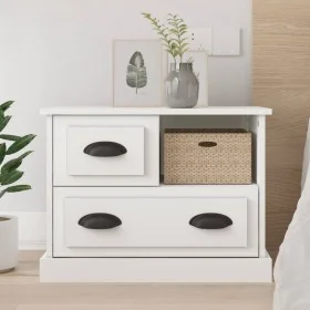 Mesita de noche blanco 60x39x45 cm by , Nightstands - Ref: Foro24-816360, Price: 60,83 €, Discount: %