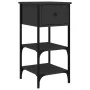 Mesitas de noche 2 uds madera de ingeniería negro 34x36x70 cm de , Mesitas de noche - Ref: Foro24-825974, Precio: 87,85 €, De...