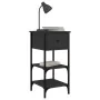 Mesitas de noche 2 uds madera de ingeniería negro 34x36x70 cm de , Mesitas de noche - Ref: Foro24-825974, Precio: 87,85 €, De...