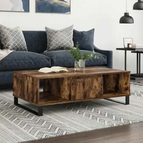 Mesa de centro madera de ingeniería roble ahumado 104x60x35 cm by , Coffee table - Ref: Foro24-827097, Price: 108,32 €, Disco...
