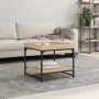 Mesa de centro madera ingeniería roble Sonoma 49,5x49,5x45 cm by , Coffee table - Ref: Foro24-832809, Price: 35,21 €, Discoun...