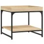 Mesa de centro madera ingeniería roble Sonoma 49,5x49,5x45 cm by , Coffee table - Ref: Foro24-832809, Price: 35,21 €, Discoun...