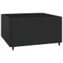 Set de muebles de jardín 3 pzas y cojines ratán sintético negro by , Outdoor sofas - Ref: Foro24-319787, Price: 196,40 €, Dis...