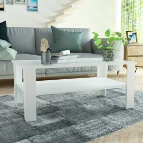 Mesa de centro madera de ingeniería blanco 100x59x42 cm von , Couchtisch - Ref: Foro24-244857, Preis: 64,38 €, Rabatt: %