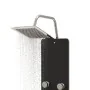 Panel ducha de vidrio 25x47,5x130 cm negro de , Boquillas de chorro para bañeras y duchas - Ref: Foro24-151420, Precio: 200,1...