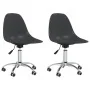 Sillas de comedor giratorias 2 unidades PP gris claro de , Sillas de comedor - Ref: Foro24-338286, Precio: 111,94 €, Descuent...