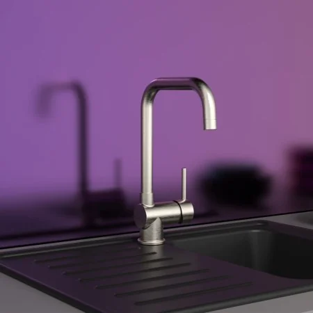 EISL Grifo mezclador de lavabo FUTURA acero inoxidable de , Grifos - Ref: Foro24-438795, Precio: 81,32 €, Descuento: %