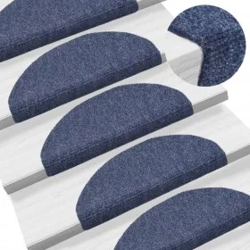 Alfombrilla autoadhesiva de escalera 10 uds 65x21x4 cm azul de , Alfombrillas para escalones - Ref: Foro24-149709, Precio: 34...