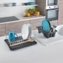 Metaltex Escurridor de platos Aquatex Plus gris de , Contenedores para utensilios de cocina - Ref: Foro24-443429, Precio: 37,...