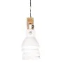Lámpara de techo industrial madera de mango blanco E27 de , Lámparas - Ref: Foro24-320524, Precio: 62,15 €, Descuento: %