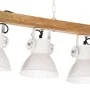 Lámpara de techo industrial madera de mango blanco E27 de , Lámparas - Ref: Foro24-320524, Precio: 62,15 €, Descuento: %