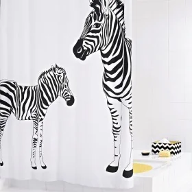 RIDDER Cortina de ducha Zebra 180x200 cm de , Cortinas de ducha - Ref: Foro24-421536, Precio: 40,20 €, Descuento: %