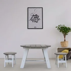 AXI Juego de mesa de pícnic para niños 3 pzas gris y blanco de , Mesas de jardín - Ref: Foro24-441653, Precio: 82,67 €, Descu...