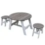 AXI Juego de mesa de pícnic para niños 3 pzas gris y blanco de , Mesas de jardín - Ref: Foro24-441653, Precio: 82,67 €, Descu...