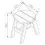 AXI Juego de mesa de pícnic para niños 3 pzas gris y blanco de , Mesas de jardín - Ref: Foro24-441653, Precio: 82,67 €, Descu...