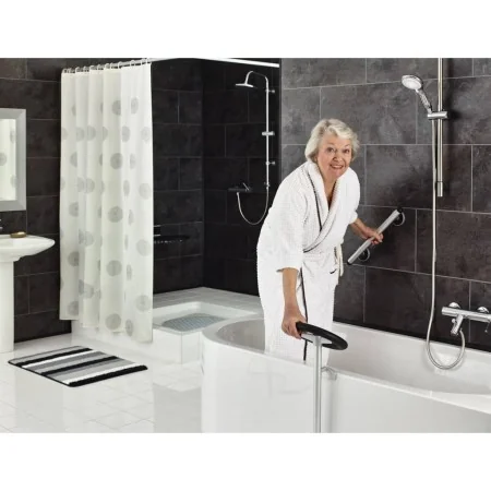 RIDDER Barra de agarre seguridad Premium 30 cm aluminio cromo y negro de , Asideros de seguridad - Ref: Foro24-445017, Precio...