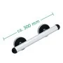RIDDER Barra de agarre seguridad Premium 30 cm aluminio cromo y negro de , Asideros de seguridad - Ref: Foro24-445017, Precio...