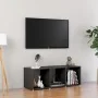 Mueble para TV madera contrachapada gris 107x35x37 cm de , Muebles TV - Ref: Foro24-805536, Precio: 48,11 €, Descuento: %